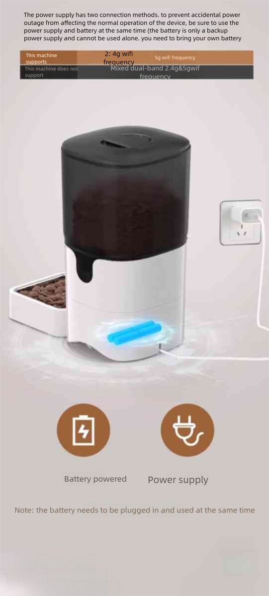 Nieuw product Smart Feeder Machine met groothoekzicht voor huisdieren, Bluetooth-verbinding, automatische koppeling en afstandsbediening_voghion.com