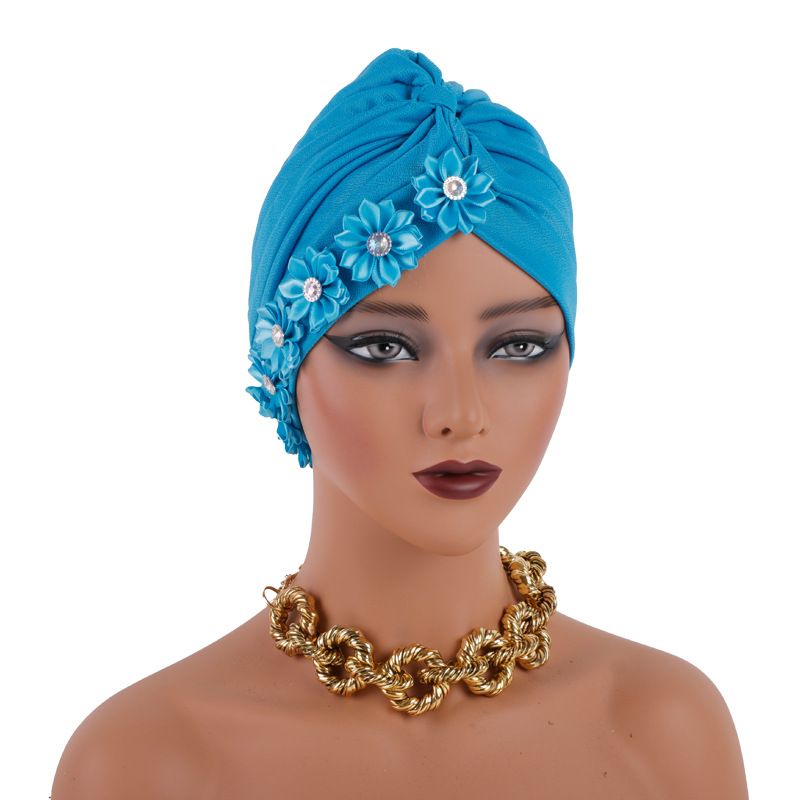 esclusivo nuovo cappello a forma di fiore con anguria, cappello indiano, cappello Baotou, cappello turbante_voghion.com