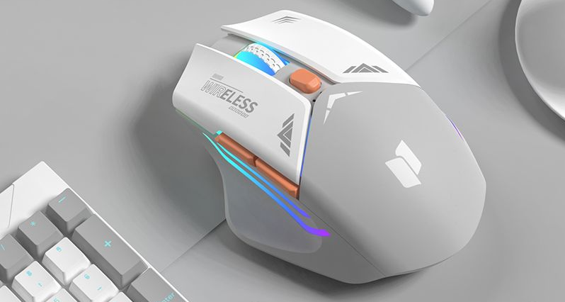Wireless Mouse Bluetooth Gaming RGB Lighting Thor ASUS Laptop Desktop Tablet Universal Male_voghion.com