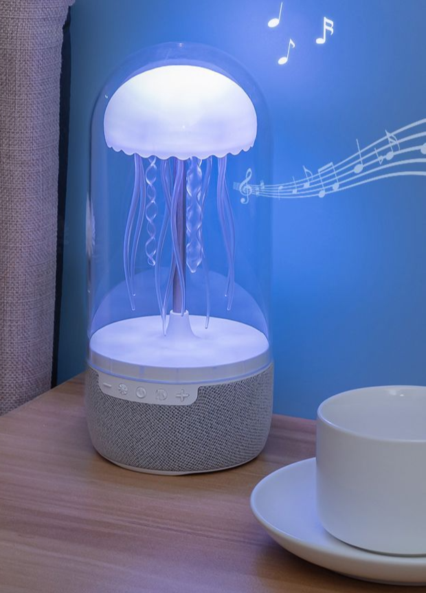 Altavoz portátil inalámbrico Tanura K19 con Bluetooth, luz colorida y genial, con forma de medusa, regalo creativo_voghion.com