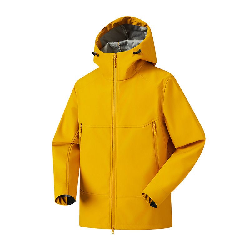 Outdoor Softshell Herren Damen, Winddicht Wasserdicht, Geeignet Zum Bergsteigen Und Radfahren, Kapuzenjacke_voghion.com