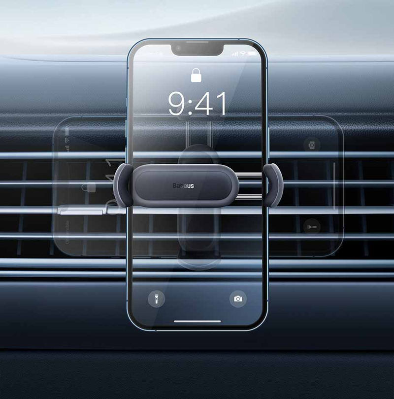Baseus Autotelefonhalter für Universal-Handyhalter-Ständer Autotelefonständer für Auto-Luftauslasshalterung Auto-Handy-Unterstützung_voghion.com