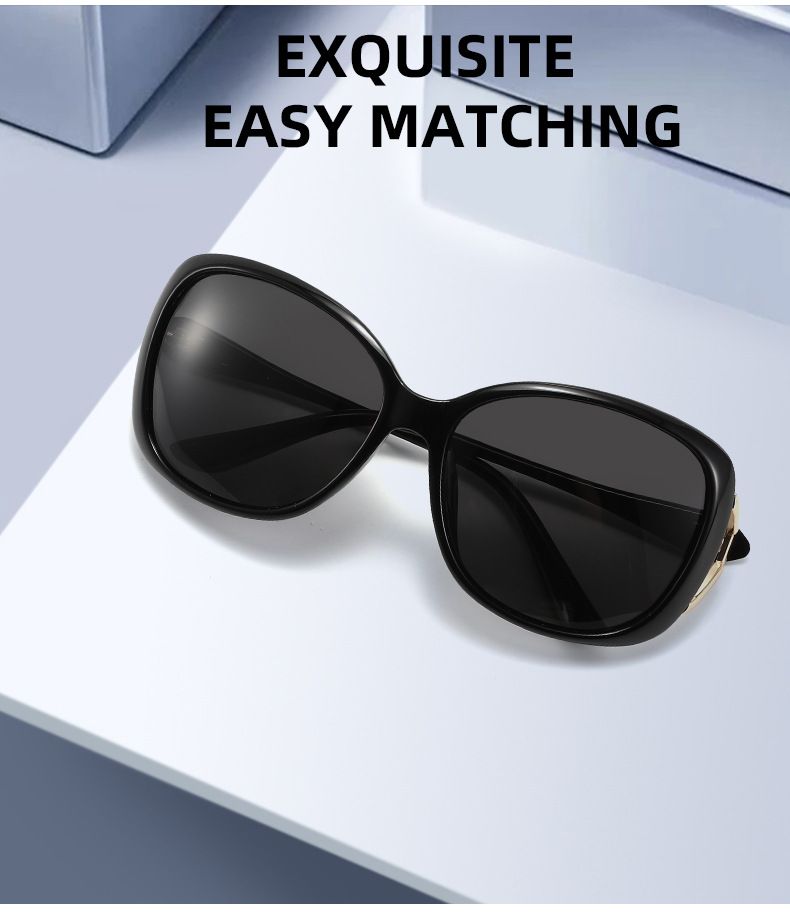 Occhiali da sole polarizzati oversize a forma di occhio di gatto, alla moda, per guida, pesca e attività all'aperto - Protezione UV400, design unisex alla moda_voghion.com