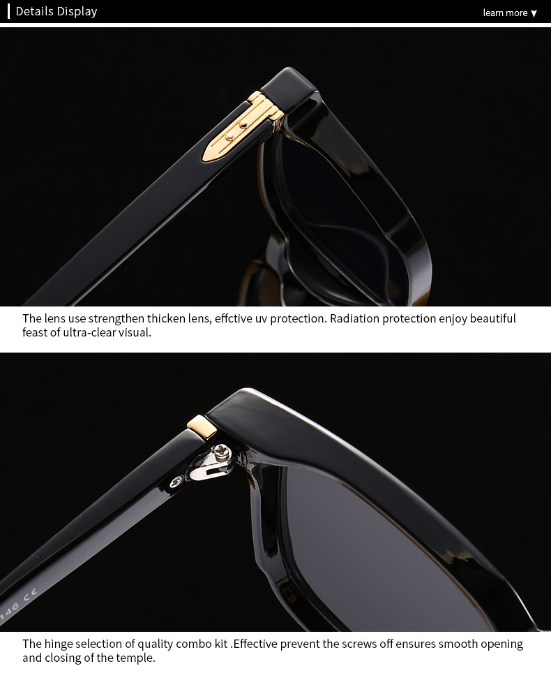 Occhiali da sole Polarizzatore antiriflesso anti-UV Coppia occhiali da sole_voghion.com