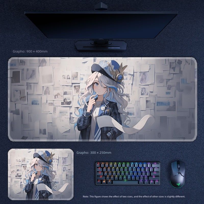 Original God Of Water Fu Ningna Maus Übergroßer Büroschreibtisch Sekundärcomputertastatur Lernschreibblock_voghion.com