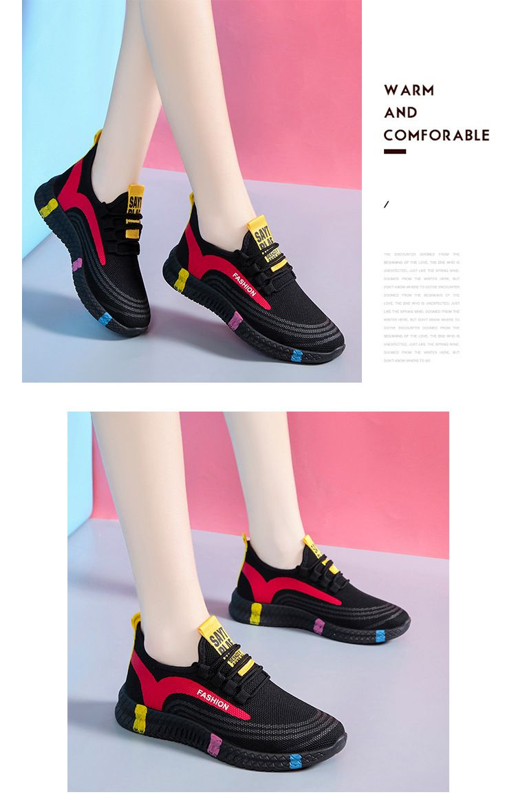 Women's Shoes Cloth Shoes Non-slip Soft-soled Casual Sports Shoes_voghion.com