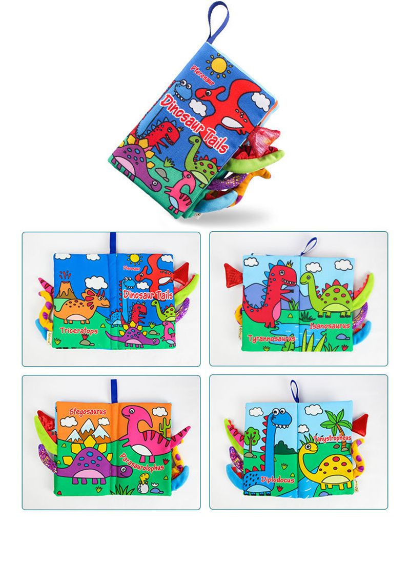 Juguetes sensoriales para recién nacidos, libros educativos para bebés, juguetes para cuna, juguetes para bebés en blanco y negro, libros de tela con animales, juguetes para bebés de 0 a 12 meses_voghion.com