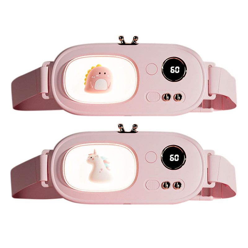 Bandă de încălzire menstruală electrică wireless pentru fete, USB reîncărcabilă, masaj cald pentru abdomen reglabil, pernuțe încălzite_voghion.com