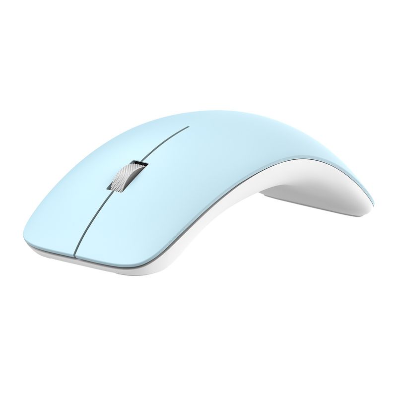 Wireless Mouse – 2.4G Slim Silent Click, 3-Button Ergonomic Design, 1600DPI Adjustable For Laptop/PC/Mac (Black/Silver)_voghion.com