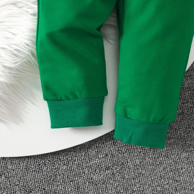 2024 Carino neonato e bambino piccolo abbigliamento per bambini lettera ricamata felpa con cappuccio pantaloni set_voghion.com