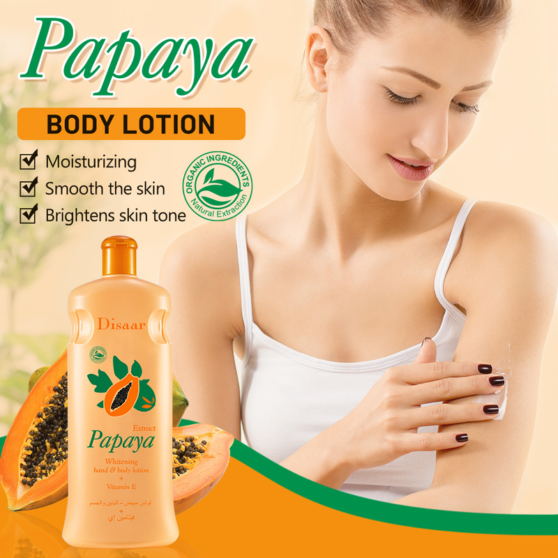 Disaar Papaya un mitrinošs, gaišs ķermeņa losjons_voghion.com