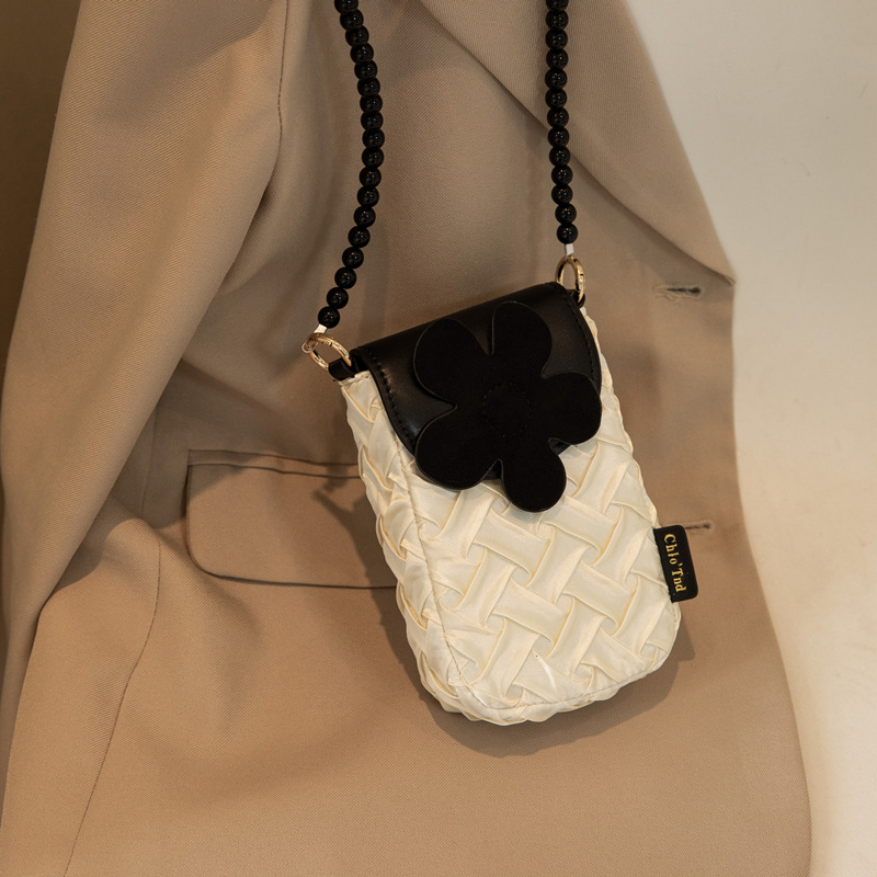 Borsa per cellulare Human Rose Donna 2023 New Design Sense Niche Ins Light Luxury Messenger Bag Live all'ingrosso_voghion.com