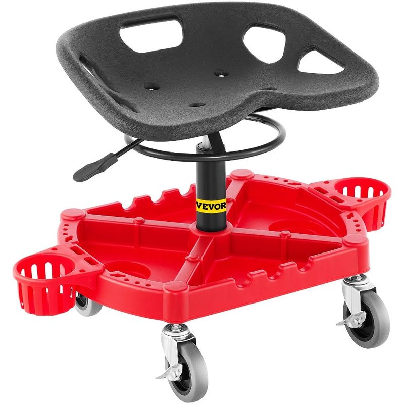 Stool Wheels 23 Swivel 4 In From 18 300LBS Capacity Height Rolling To In Large Garage Two Adjustable 360degree With Tray Tool_voghion.com