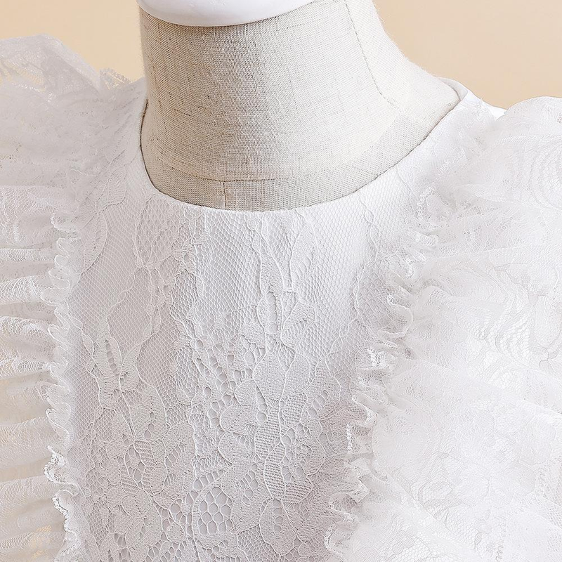 Babykleidung Performance-Kostüm für Mädchen, Pompadour-Kleid, Lolita-Prinzessin-Stil, Spitzen-Mesh-Klavierkostüm für Kinder_voghion.com