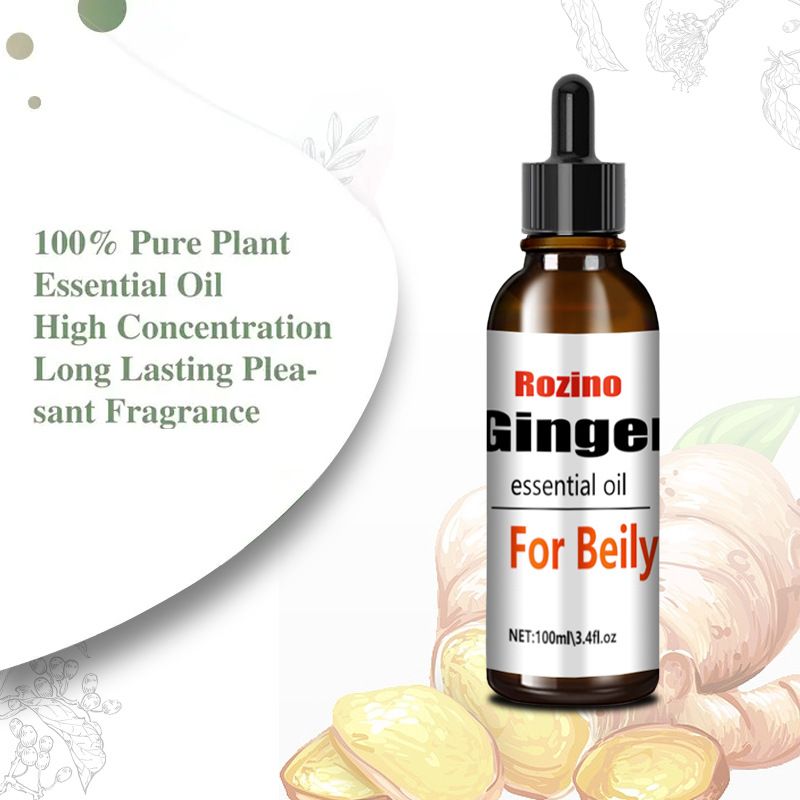 Ginger pure aromatherapy skin single care fragrance essential oil_voghion.com