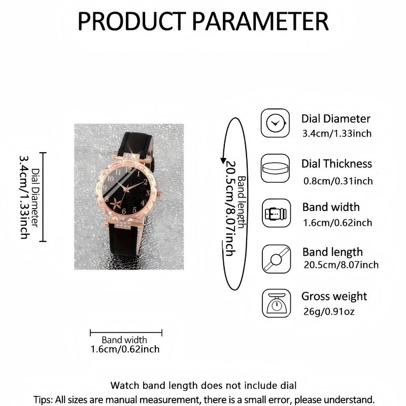 Herrenuhren Damenuhr New Style Damen Casual Watch Leichte Luxus Diamant Seestern Muster Zifferblatt Gürtel Quarzuhr Perlenarmband Set_voghion.com