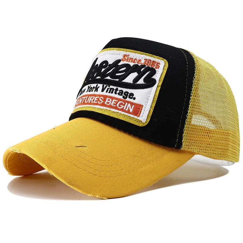 New Letter Embroidery Baseball Cap Men with Mesh Snpabck Hat Chapeau Homme Summer Breathable Y2K Trucker Hats for_voghion.com