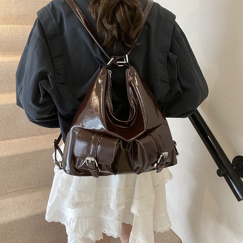 Commuting Office Underarm Tote Bag 2025 New Style Backpack Women's Large Capacity Fashion Handbag_voghion.com