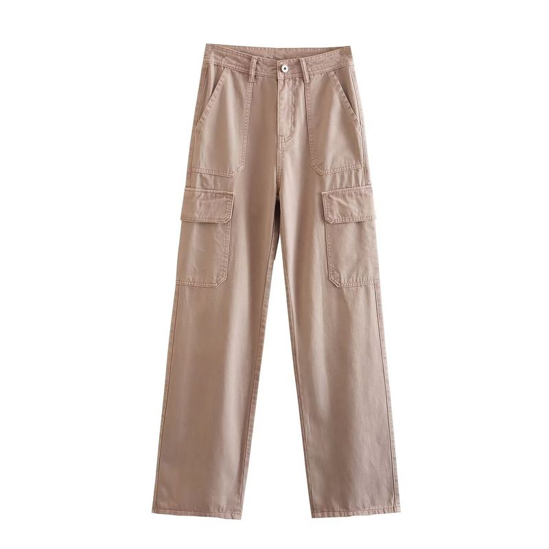 Vêtements pour femmes 2024 printemps nouveau style pantalon de travail à jambe droite multicolore_voghion.com