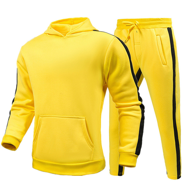 Tuta da uomo Felpe con cappuccio e pantaloni da jogging Completi da palestra di alta qualità Set di felpe sportive casual autunno inverno_voghion.com