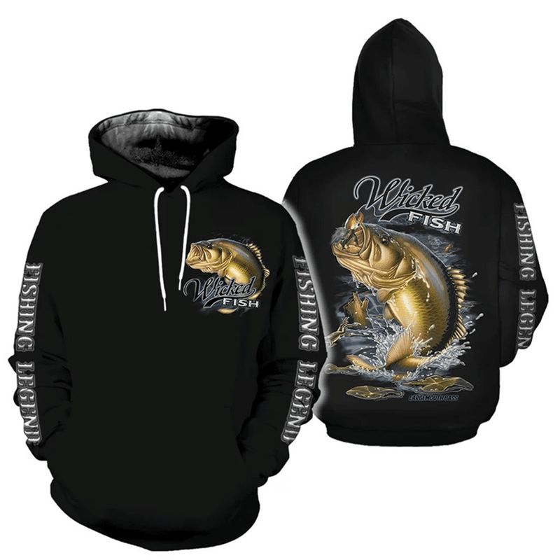 Hot selling 3D in spring and summer, popular fishing digital prints, men's fashion trends, round neck hoodies_voghion.com