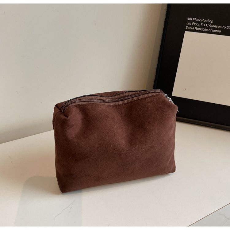 Borsa a tracolla in pelle scamosciata con stile avanzato, borsa hobo popolare e capiente per le donne che vanno a lavoro_voghion.com