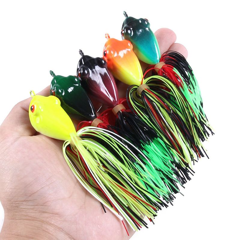 Tadpole Special Kill Thunder Frog All Sizes Single Hook Heavy Grass Area Small Blackfish Lure Bait Fo033_voghion.com