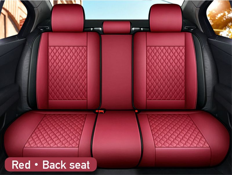 Universal Covers PU Leather Car Seat Cushions Four Seasons Breathable Mats Front/Back Seats Protective Pads Auto Goods_voghion.com