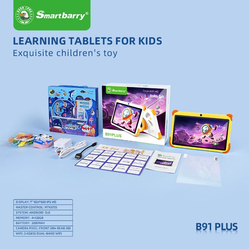 Ubrydelig skærm Export 7-tommer børnetablet B91 PLUS 2+16GB_voghion.com