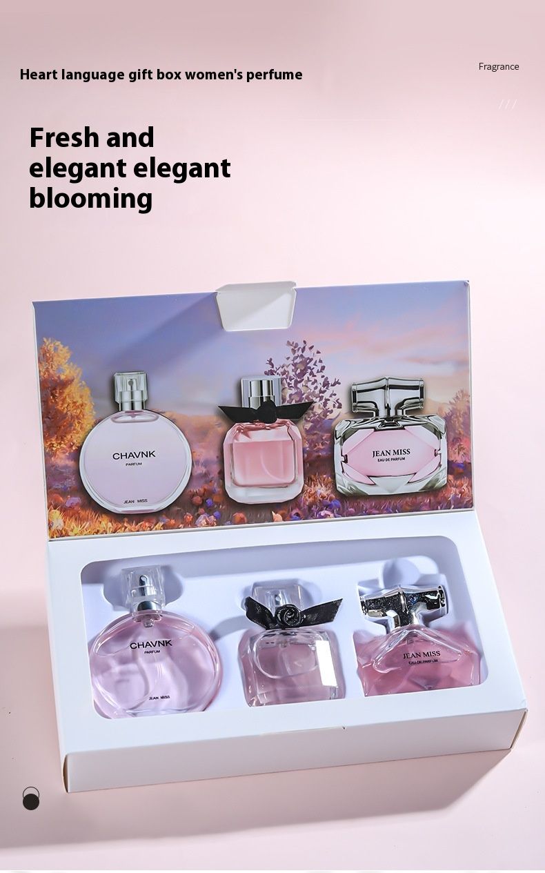 Neie Parfum Small City Yixiang Mark Heart Language Kaddosbox Damenparfumset Haltbaren Duft Populäre Vietnam Parfum_voghion.com