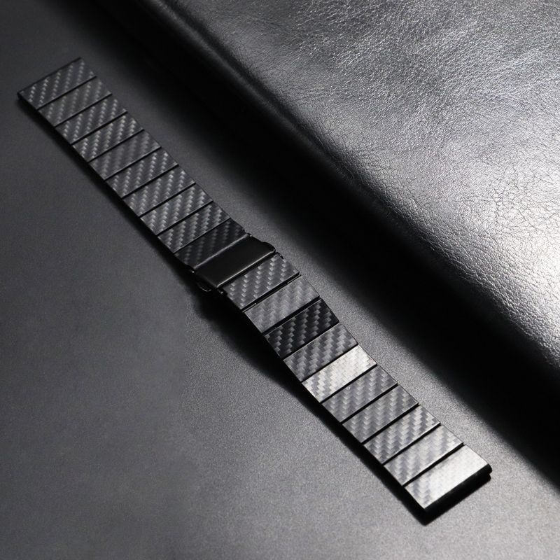Universal-Uhrenarmband aus Kohlefaser, 20/22 mm, für Samsung Galaxy Watch, Huawei GT2/3Pro_voghion.com