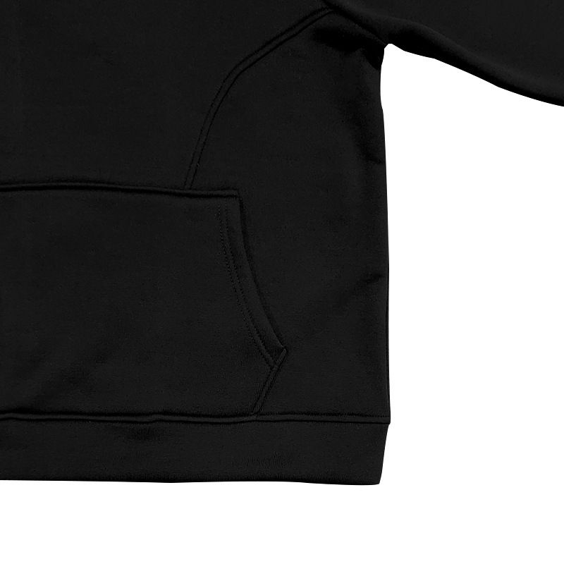 Men's Clothing New Long Sleeved Stand Up Collar Casual Pullover Hooded Half Zip Block Plus Velvet Sweatshirt_voghion.com