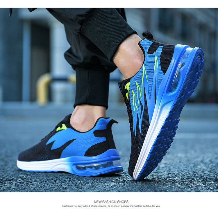 Men's Flame Cushion Running Shoes - Lightweight & Breathable With Soft Sole For Maximum Comfort (Trend Shock Absorption Gym & Jogging)_voghion.com