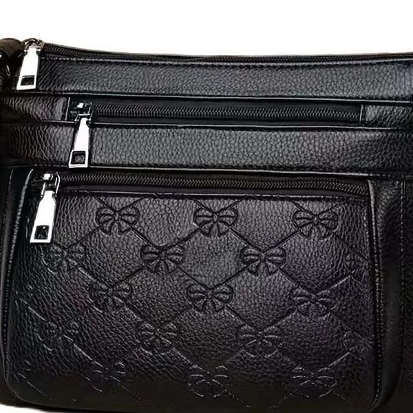 2024 Genuine Leather Texture Women's Mom PU Ladies Middle-aged And Elderly Single Shoulder Crossbody Mother-in-law Bag_voghion.com