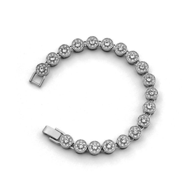 Collana e bracciale Hip Hop alla moda, semplice e alla moda, con catena cubana e diamanti rotondi da 8 mm_voghion.com
