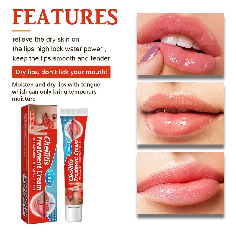Lip Repair Cream Moisturizes moisturizes the lips, removes dead skin, prevents dryness, and lightens lip lines_voghion.com