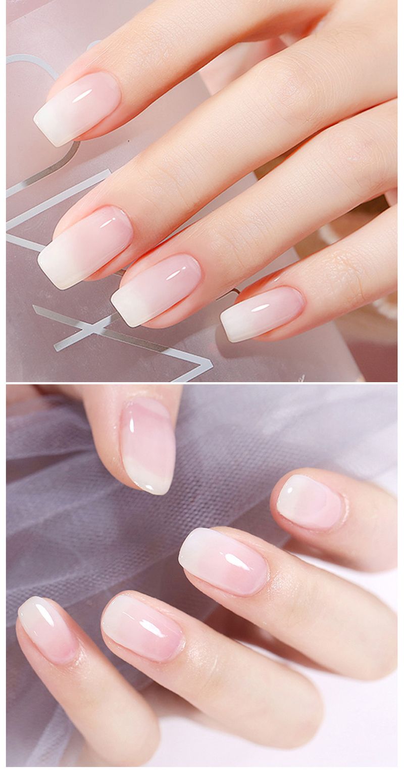 BORN PRETTY - Gel traslucido bianco latte - Bianco yogurt e bianco riso | Smalto UV in gel proteico per manicure naturale_voghion.com