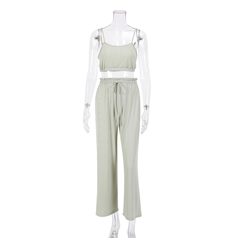 Damespyjama, vest, driedelige set, ijszijde, pitstrip, broek, gewaad, mode, dameshuiskleding_voghion.com