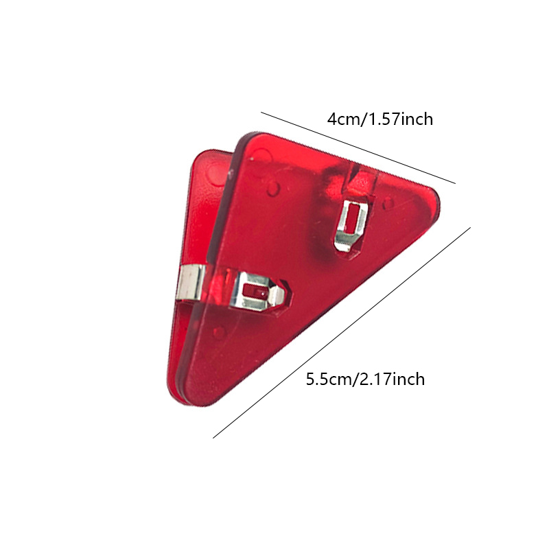 5 pièces/ensemble pinces à coudre outils de couture pinces d'angle colorées pinces triangulaires créatives_voghion.com