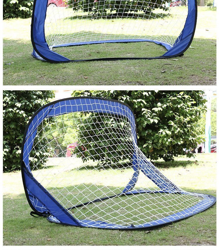 Portable Foldable Soccer Goal For Kids - Easy Setup Football Net For Outdoor Family Games & School Training_voghion.com