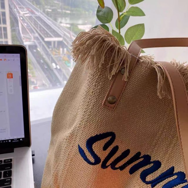 Handtasche Fraebeutel Design Einfach Nisch Rees Strandbeutel Quasten Buschtaf Broderie Moud Grouss Kapazitéit Schëllertaschen 2022_voghion.com