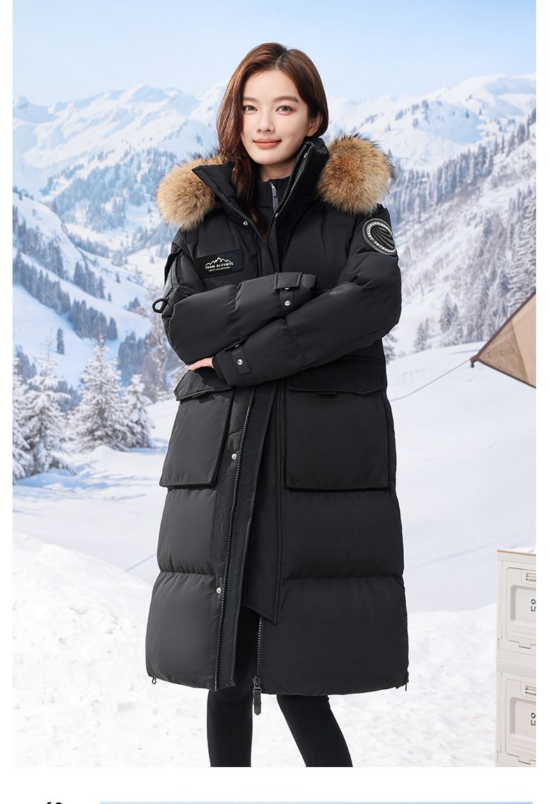 Arctic-Expedition Parka – 700 cuin Gänsedaunen mit verschließbaren Kammern, abnehmbarem Schneefang und sturmfester Kapuze (Unisex S-4XL, knielange Survival-Shell)_voghion.com