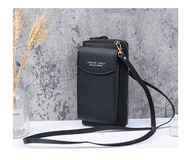 Süße Handytasche für Damen, tragbar, vielseitig, mit Reißverschluss, kleine Umhängetasche, multifunktional, große Kapazität, Wechselkartentasche_voghion.com