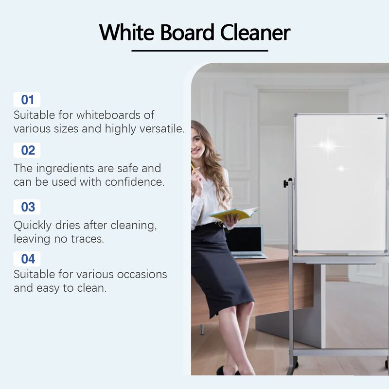 Jue-Fish Whiteboard Cleaner Office Classroom Oil-Based Marker Whiteboard Handwriting Removal Cleaner_voghion.com