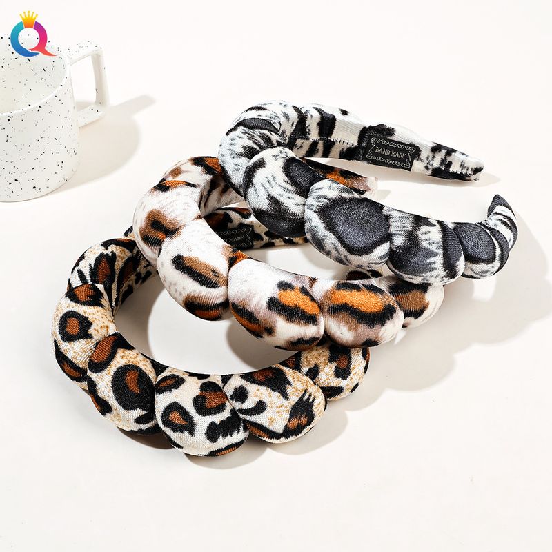 Fascia per capelli da spa - Fascia per capelli in spugna con morbida schiuma per chioma alta, trucco e cura della pelle_voghion.com