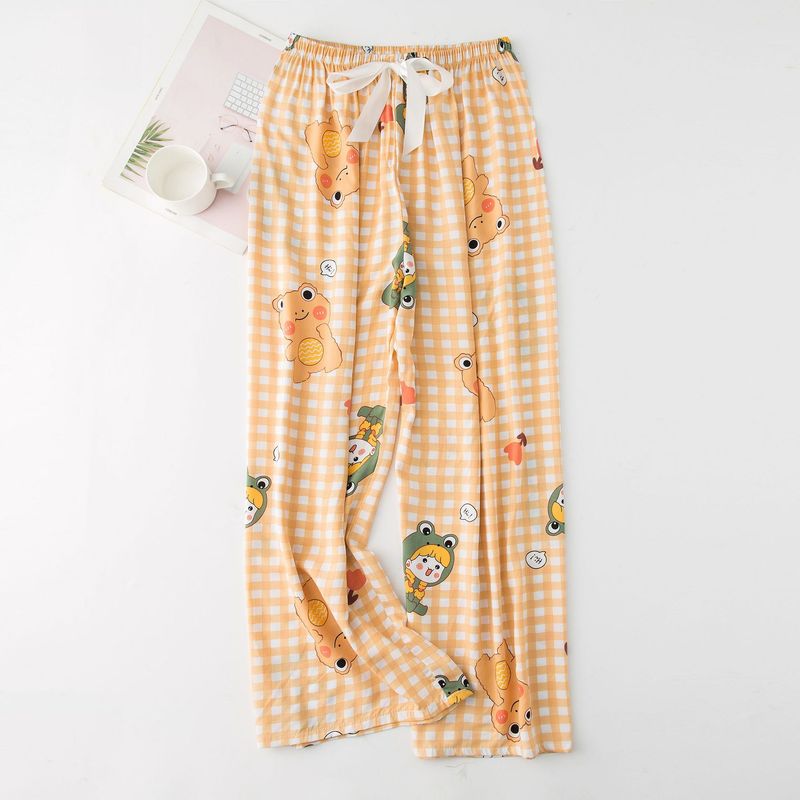 Women's Sleepwears Large size pants thin pregnant women can wear shorts on the beach_voghion.com