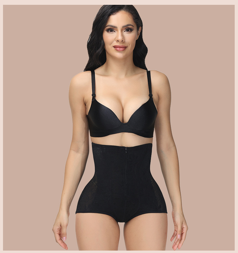 pantalones moldeadores de cintura transpirables de malla con pechos de gran tamaño, pantalones que realzan los glúteos, pantalones corsé y pantalones que controlan el abdomen para mujeres_voghion.com