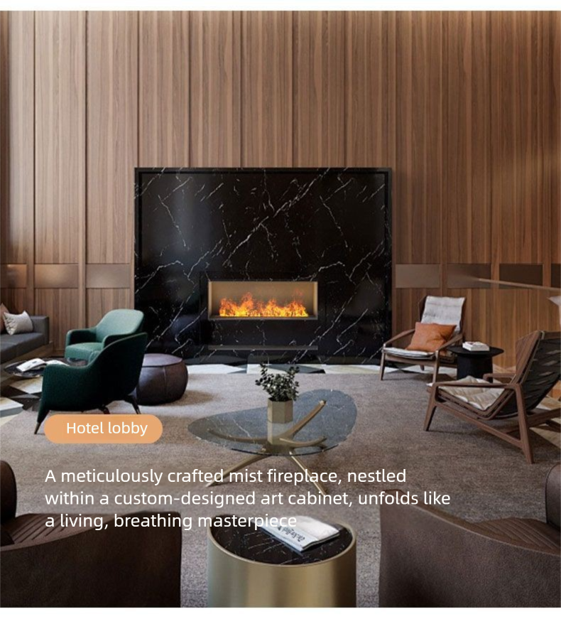 Home 3D Atomized European Style Embedded Electronic Fireplace Simulated Flame Internet Celebrity TV Decorative Cabinet_voghion.com