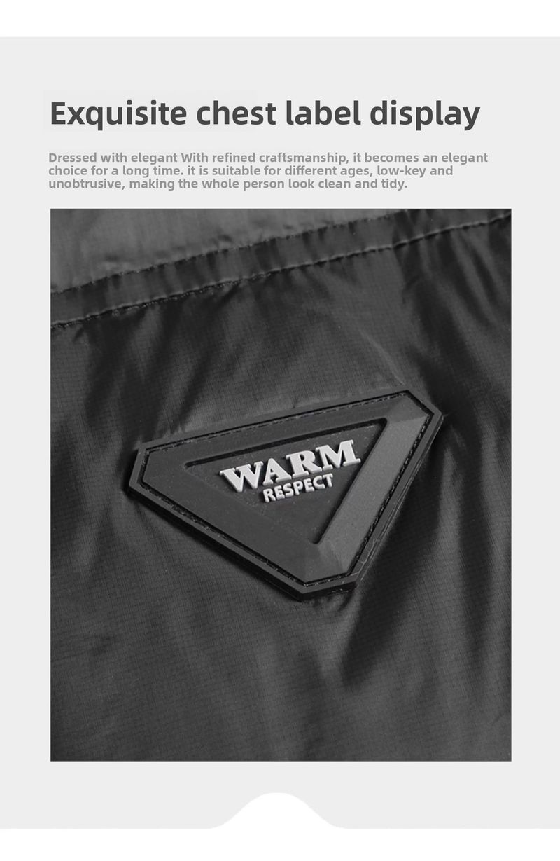 Giacca senza maniche da uomo, versatile, casual, calda e alla moda, con colletto alla coreana, autunno inverno_voghion.com