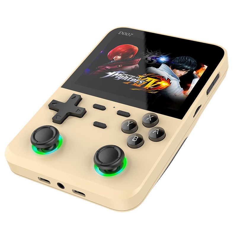 Video Game Consoles D007PLUS Nostalgic Retro Handheld Game Console Android System 3.5 Inch HD Large Screen_voghion.com